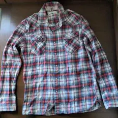 BACK NUMBER チェック柄 長袖シャツ