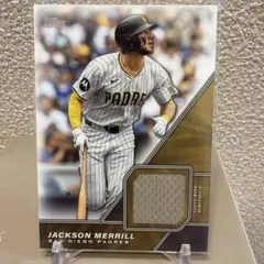 Topps Jackson Merrill メモラビリアカード パドレス
