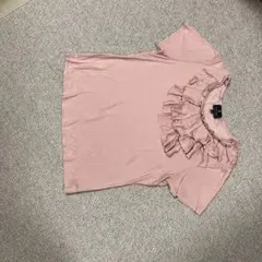 キ*イ様 LANVIN COLLECTION フリル 半袖Tシャツ ピンク 38のサムネイル