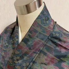 KJ2603 大島紬 身丈157cm 着物 正絹