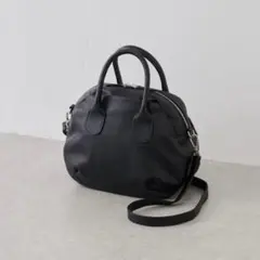 BEARDSLEY ビアズリー ラウンドミニボストンバッグ　ブラックのサムネイル