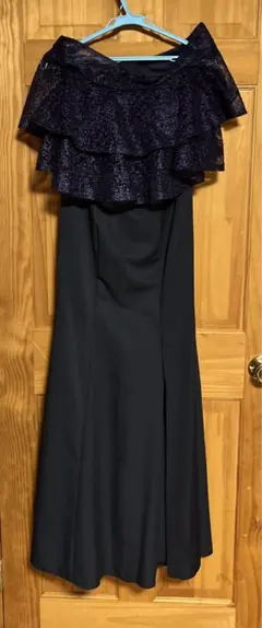 マーメイドロングドレス ネイビー