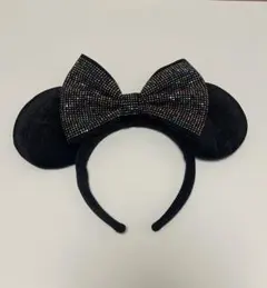 ディズニー ミニー カチューシャ ビーズ付き
