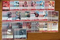 ワンピースカード 赤青エース 構築済みデッキ - メルカリ