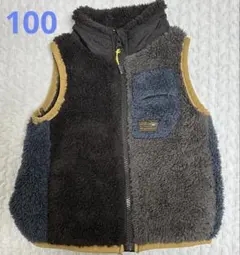 BREEZE フリースベスト サイズ　100 ネイビー系