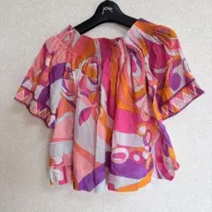 EMILIO PUCCI エミリオプッチ オフショルダートップ マルチカラーのサムネイル