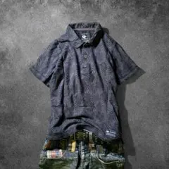 archive botanical polo shirt y2k grunge