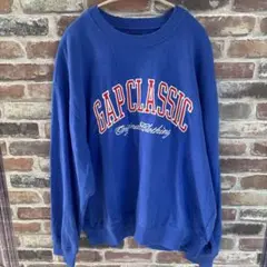 GAP スウェット ブルー Lサイズ メンズ　オーバーサイズのサムネイル