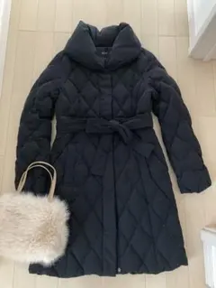 ビッキー　キルティング ダウンコート ベルト付き