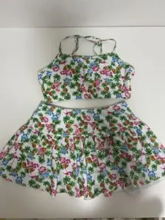 フラワープリント セパレート水着