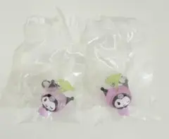 산리오 캐릭터즈 쿠다모노 메지루시 액세서리 쿠로미 2개 세트