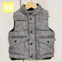GAP ベビー　中綿　ベスト　90 キッズ　袖なし　babygap ダウンベスト