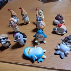 モフサンド　えびにゃん　サメにゃんマスコットフィギュア等　コンプリート