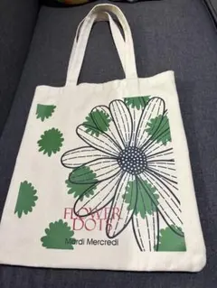 即購入⭕️ Mardi Mercredi FLOWER DOTS トートバッグのサムネイル