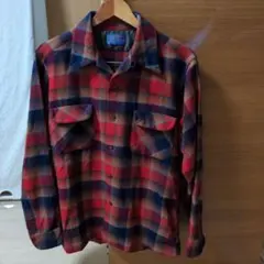 オンブレチェックシャツ