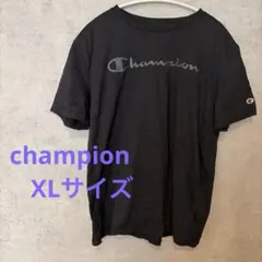 Champion ブラック Tシャツ 半袖