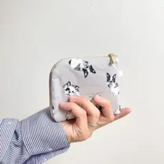 ミナペルホネン ハンドメイド L字お財布ポーチ - メルカリ