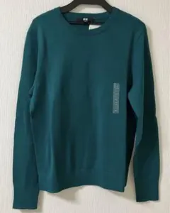 新品☆未使用　ユニクロ　セーター　ウール　グリーン