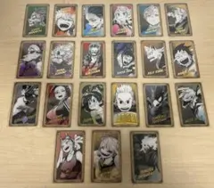僕のヒーローアカデミア クリアカード セット。
