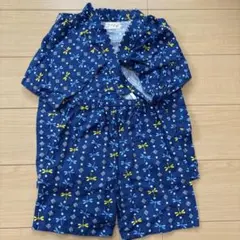 くろわっさんすべべ 甚平 130cm トンボ柄