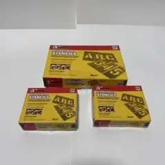 CH HANSON 真鍮ステンシルセット ABC/数字 3サイズセット