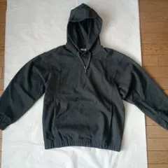 UNIQLO　U　ダークグレー　ブラッシュドジャージープルパーカー