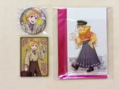 鬼滅の刃　鬼滅祭ランダム缶バッジ・カード　AGF アクスタ　善逸3点セット