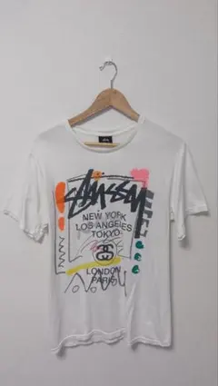 Stussy ステューシー ホワイト Tシャツ Mサイズ