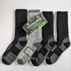 新品 未使用 コストコ 4足セットメンズ Mサイズ トレイルソックス USA　Ⅴ