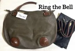 新品未使品 Ring the Bell おしゃれな カーキ バッグ