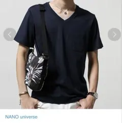 NANO universe Anti Soaked C/R Vneck T