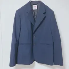 ZARA テーラードジャケット　スーツ　アウター　ジャケット　ネイビー　M Lのサムネイル