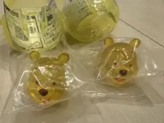 ディズニー ファッションリング ロイヤルクリア ガチャ　プーさん×2