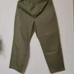 無印良品　コットンイージーテーパードパンツ
