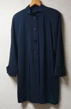 レリアン lelean スタンドカラー 薄手 コート