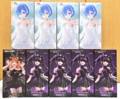 中野四葉 時崎狂三 レム フィギュア まとめ売り 9点セット プライズ