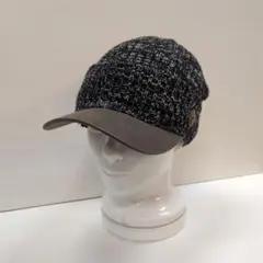 セール つば付き ニット帽 おしゃれ メンズ レディース防寒対策 BKmix