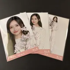 乃木坂46 生写真　桜カラーコーデ　3種コンプ　井上和のサムネイル