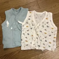 ベビー肌着2枚セット 50-60 西松屋