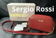 セルジオロッシ　バッグ　赤ショルダーバッグ　チェーンディーテイルショルダーバッグのサムネイル