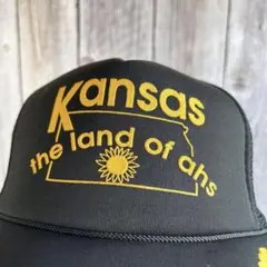 企業ロゴ トラッカーキャップ デッドストック レア ビンテージ 古着 L