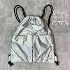 CITEN シルバー ドローストリングバックパック ナップサックのサムネイル