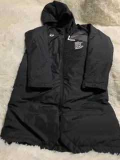 asics アシックス　LIMO中わたロングコート　ベンチコート Lサイズ