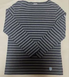 ORCIVAL オーシバル　グレー　ネイビー　ボーダー　カットソー