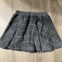 KUMIKYOKU グレー系チェック スカート 110