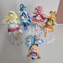 デリシャスパーティープリキュア フィギュア　キーホルダー　まとめ　セット