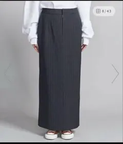 BEAUTY&YOUTH ピンストライプ タイトスカートのサムネイル
