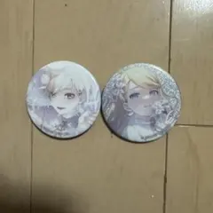 プロセカ グリッター缶バッジ グリ缶 8A 鏡音リン 鏡音レン