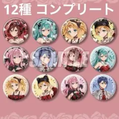 12種 コンプセット 缶バッジ グリッター 楽天コレクション 初音ミク