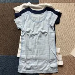 UNIQLO ユニクロ　コットンフライスインナー　半袖　肌着　100cm